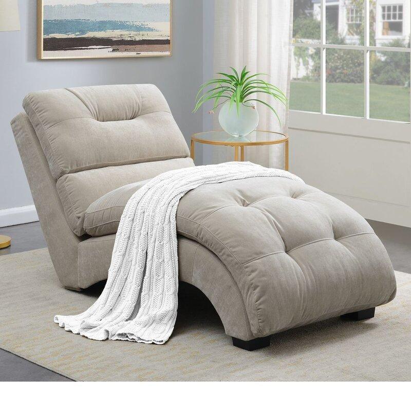 Flex Luxury Lounger in Suede - Luxe Maple