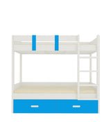 Adona Bunk Bed In White - Luxe Maple - Luxe Maple