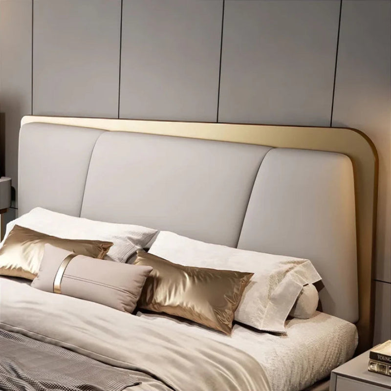Aston Premium Upholstered Bed in Suede | Modern Designer Bed - Luxe Maple
