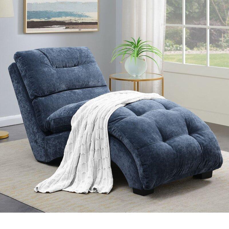 Flex Luxury Lounger in Suede - Luxe Maple