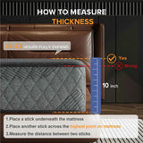Premium Memory Foam Hybrid Mattress Cooling and Breathable By Luxe Maple - 10 Inches