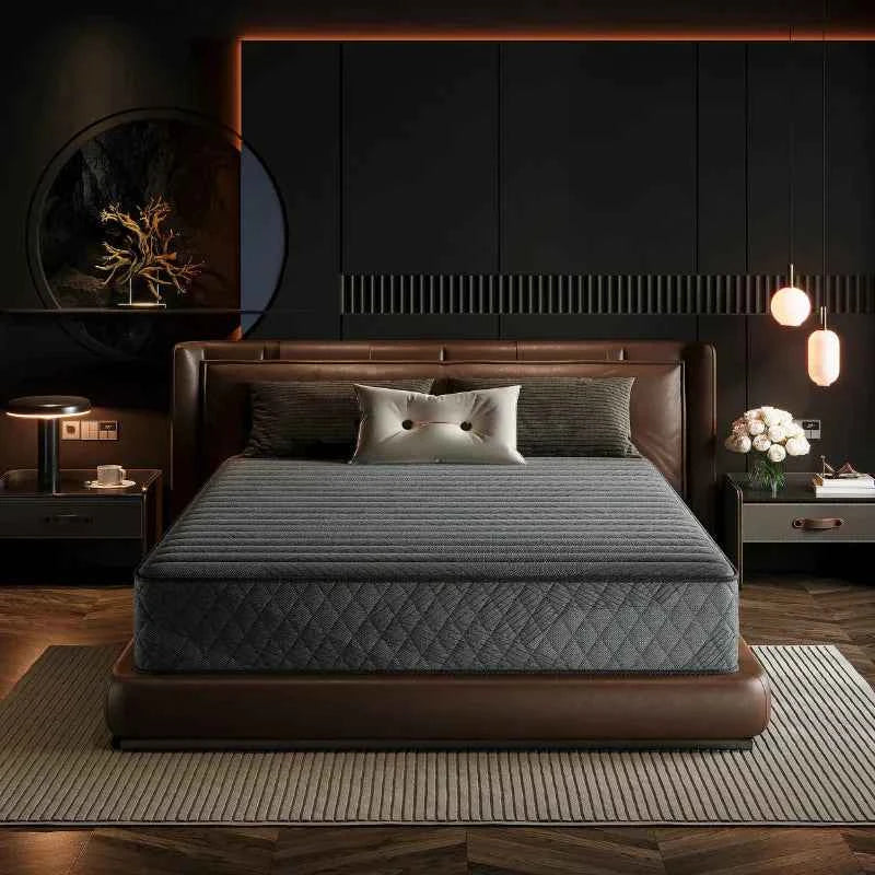 Premium Memory Foam Hybrid Mattress Cooling and Breathable By Luxe Maple - 10 Inches