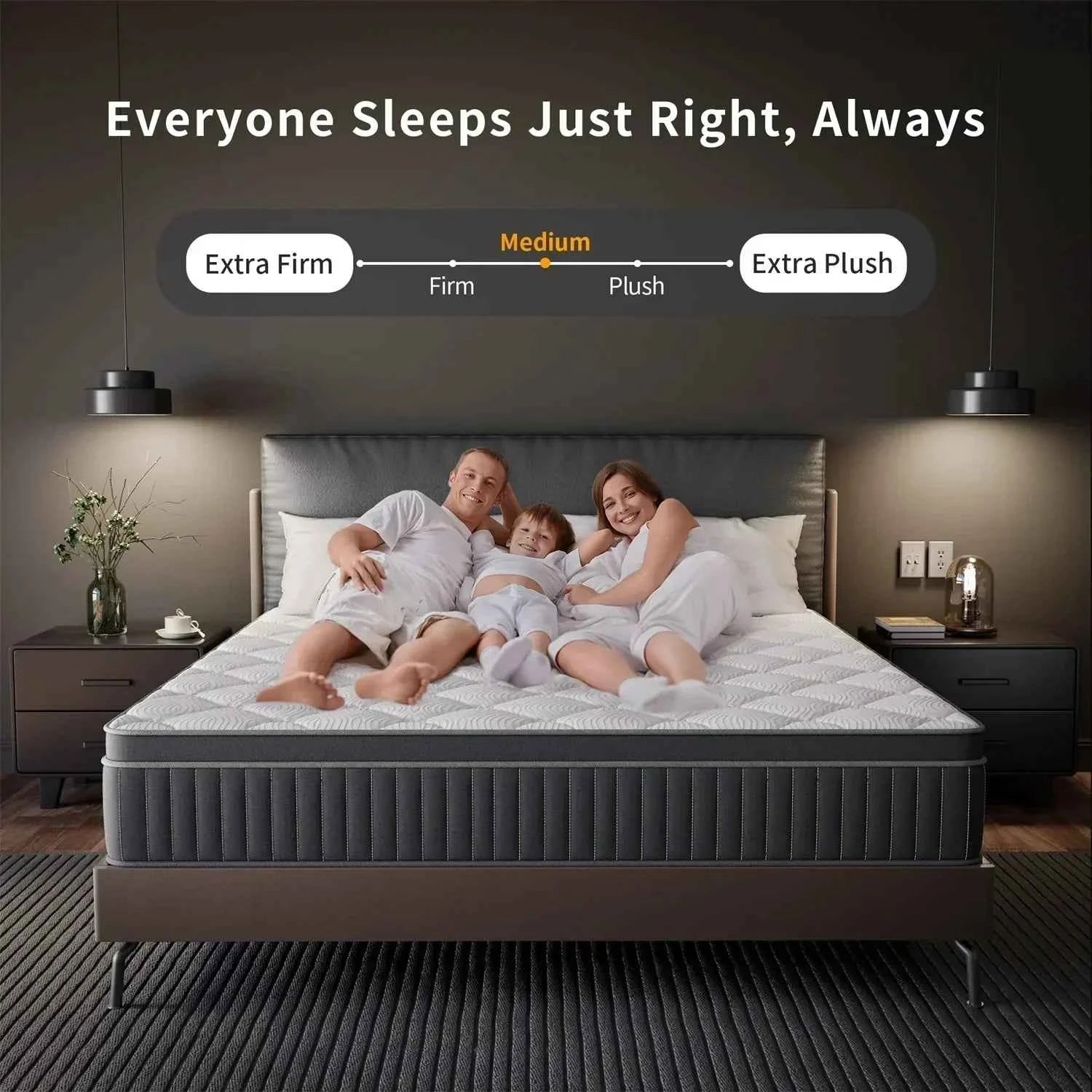 Coil Spring Mattress By Luxe Maple - 8 Inches