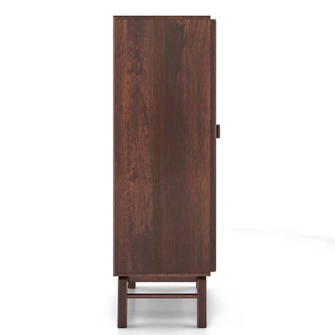 Bois Solid Wood Bar Cabinet In Walnut - Luxe Maple