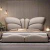 Butterfly Luxury Upholstered Bed in Leatherette | Premium Bed - Luxe Maple