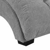 Flex Luxury Lounger in Suede - Luxe Maple