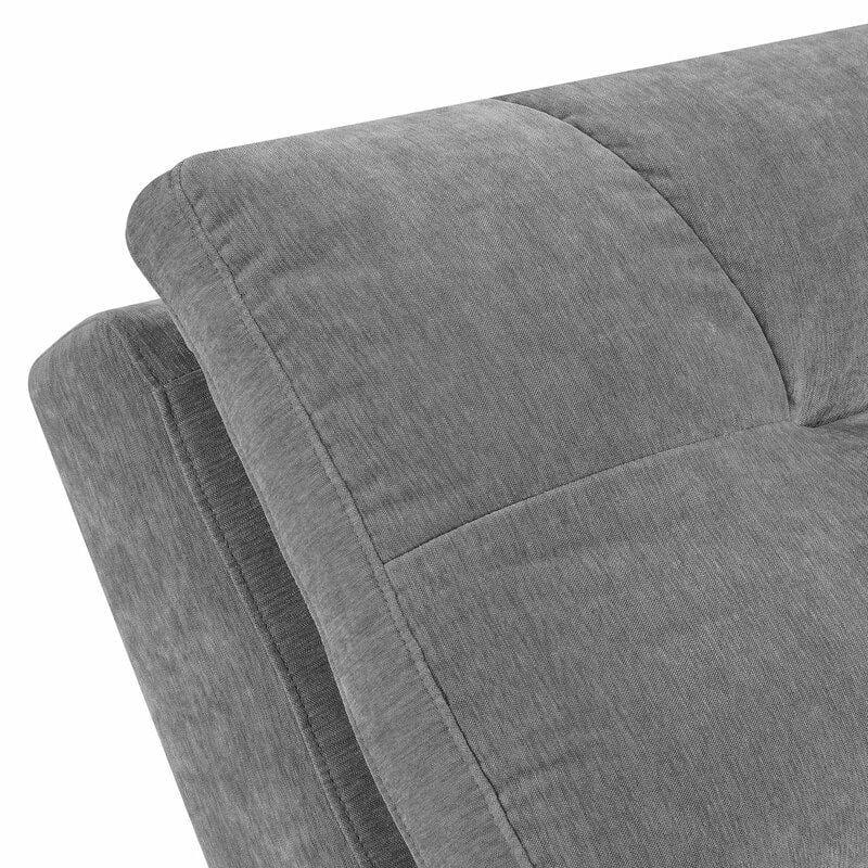 Flex Luxury Lounger in Suede - Luxe Maple