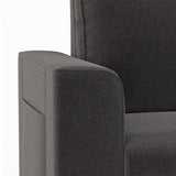 Casper Sectional Sofa Cum Bed In Grey Suede - Luxe Maple