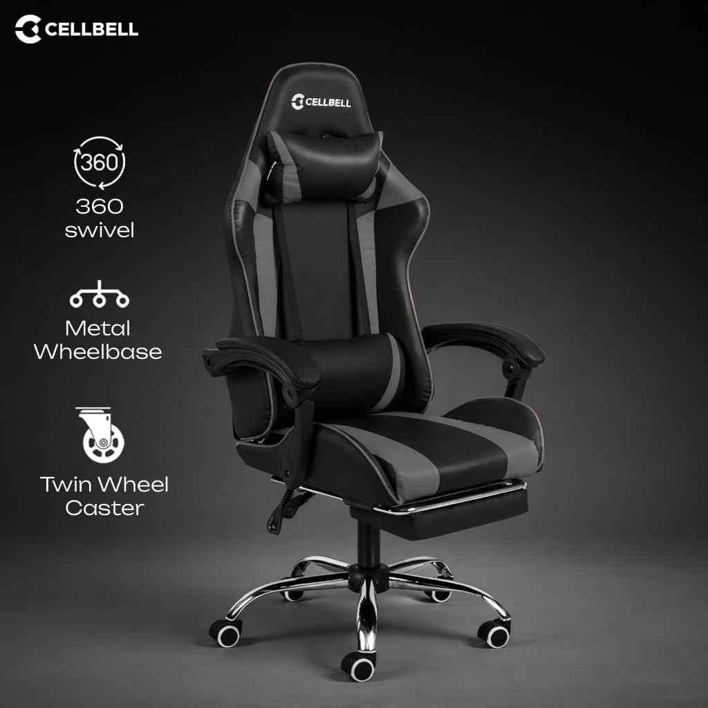Cellbe Ergonomic Gaming Chair in Leatherette โ Luxe Maple
