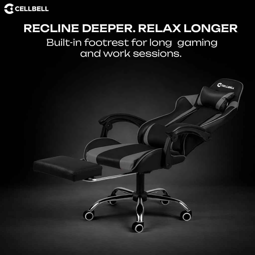 Cellbe Ergonomic Gaming Chair in Leatherette โ Luxe Maple