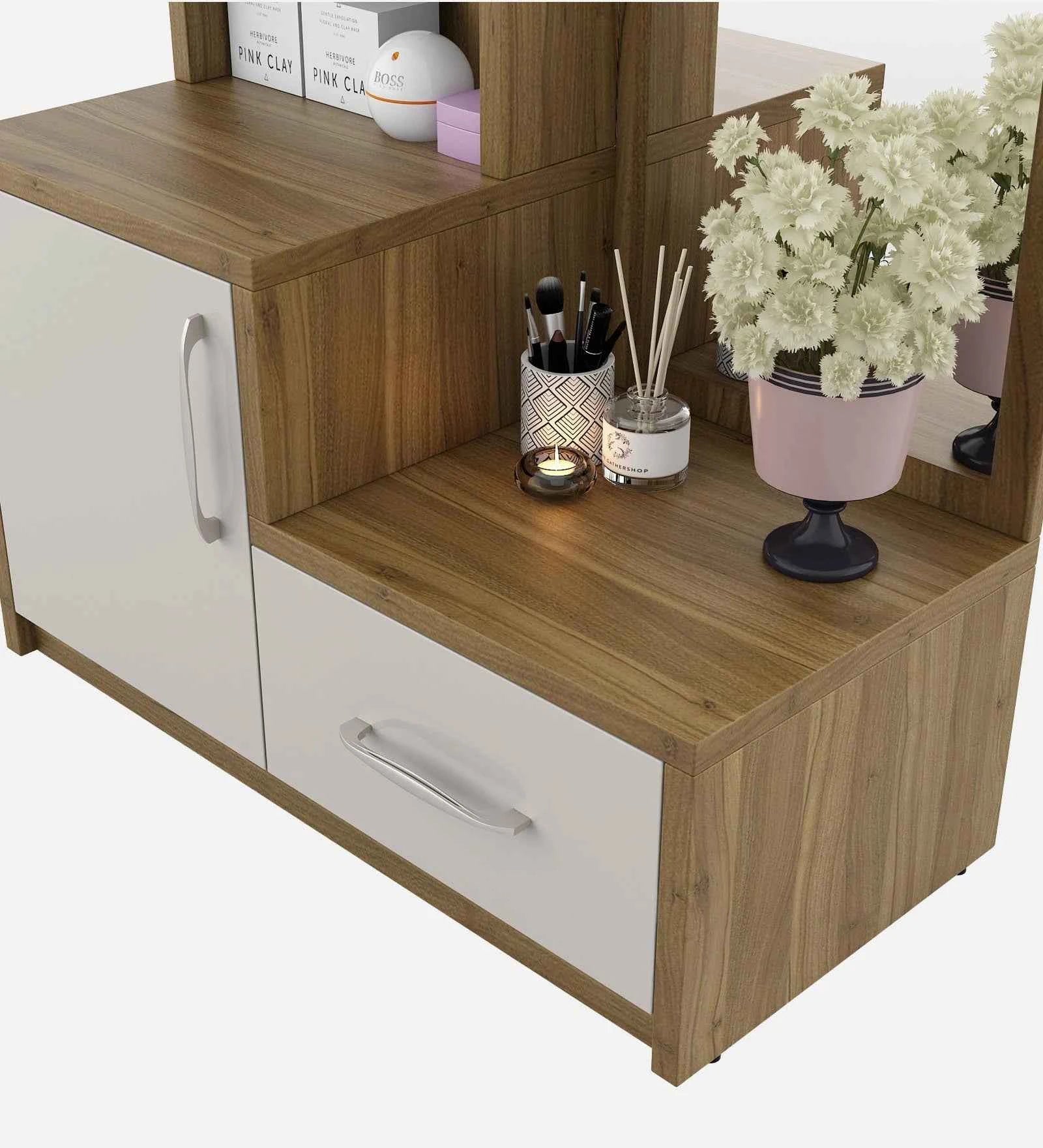 Cosco Dressing Table In White - Luxe Maple
