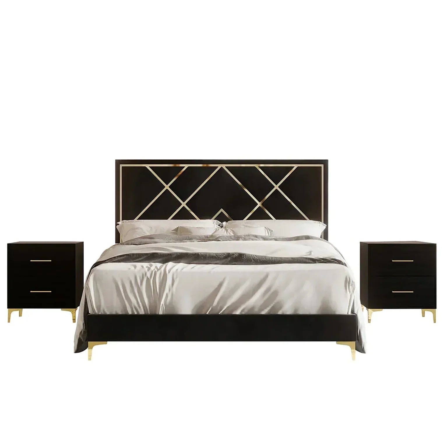 Porch Premium Upholstered Bed Without Storage In Suede - Luxe Maple