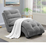 Flex Luxury Lounger in Suede - Luxe Maple