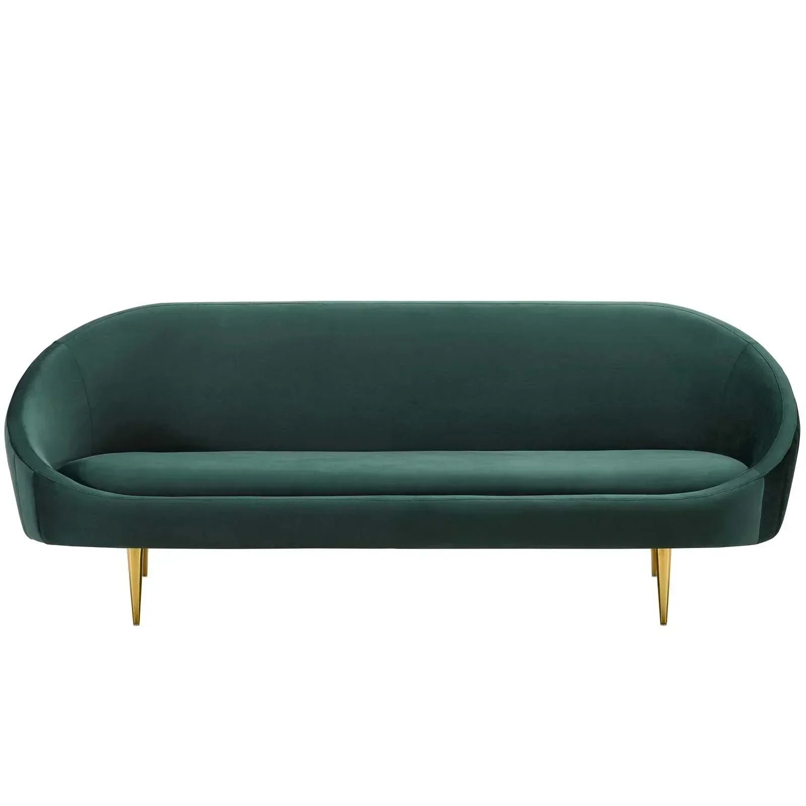 Subline Luxury Mid-Century Sofa In Suede - Luxe Maple