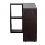 Rollen Study Table in Wenge Color - Luxe Maple