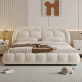 Fusion Premium Upholstered Bed in Brooklyn Fabric | Modern Bed - Luxe Maple