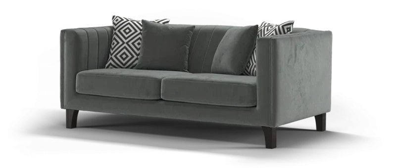 Wildo Luxury Sofa Set in Suede
