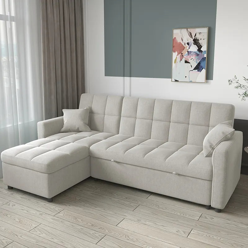 Confy Sofa Cum Bed In Suede - Luxe Maple