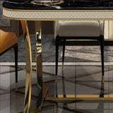 Russian Luxury Dining Table in Black - Luxe Maple