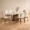 Haven Soldi Wood Dining Table Set - Luxe Maple
