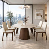 Haven Soldi Wood Dining Table Set - Luxe Maple