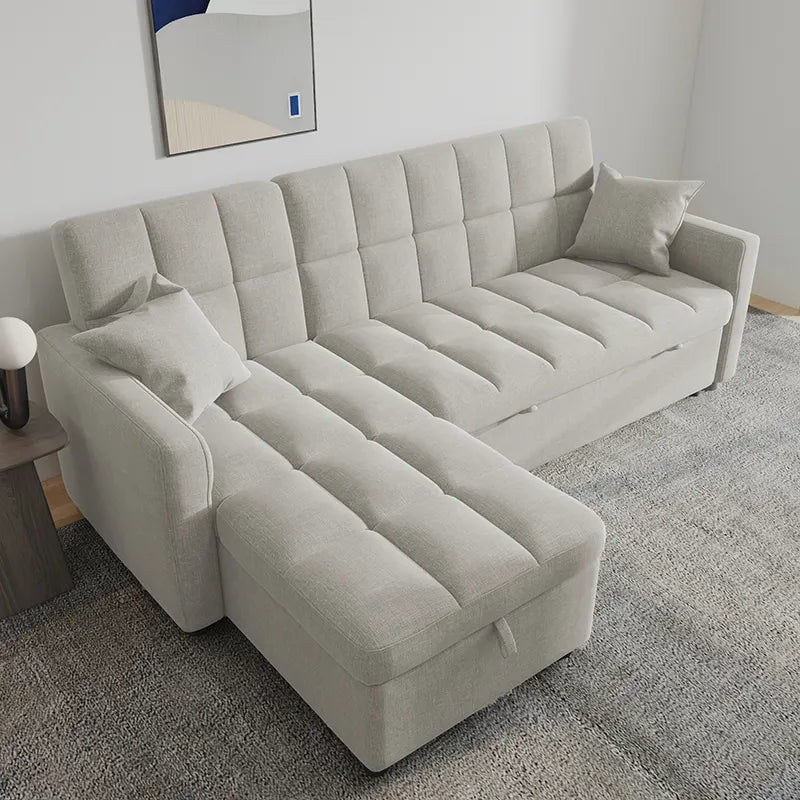 Confy Sofa Cum Bed In Suede - Luxe Maple