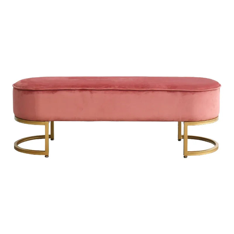 Blush Luxury Lounger in Suede - Luxe Maple