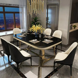 Russian Luxury Dining Table in Black - Luxe Maple