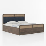 Henry Solid WoodBed In Walnut - Luxe Maple - Luxe Maple