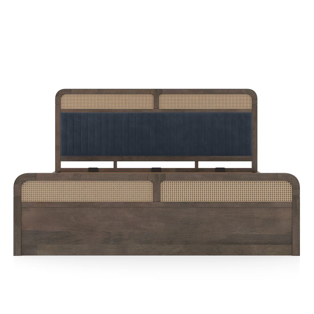 Henry Solid WoodBed In Walnut - Luxe Maple - Luxe Maple