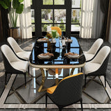 Russian Luxury Dining Table in Black - Luxe Maple