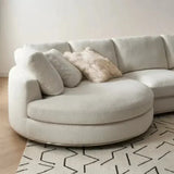 John Wick Premium Modern Sofa Set In Suede - Luxe Maple