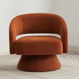 Jamiey Upholstered Accent Sofa Chair - Luxe Maple