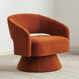 Jamiey Upholstered Accent Sofa Chair - Luxe Maple