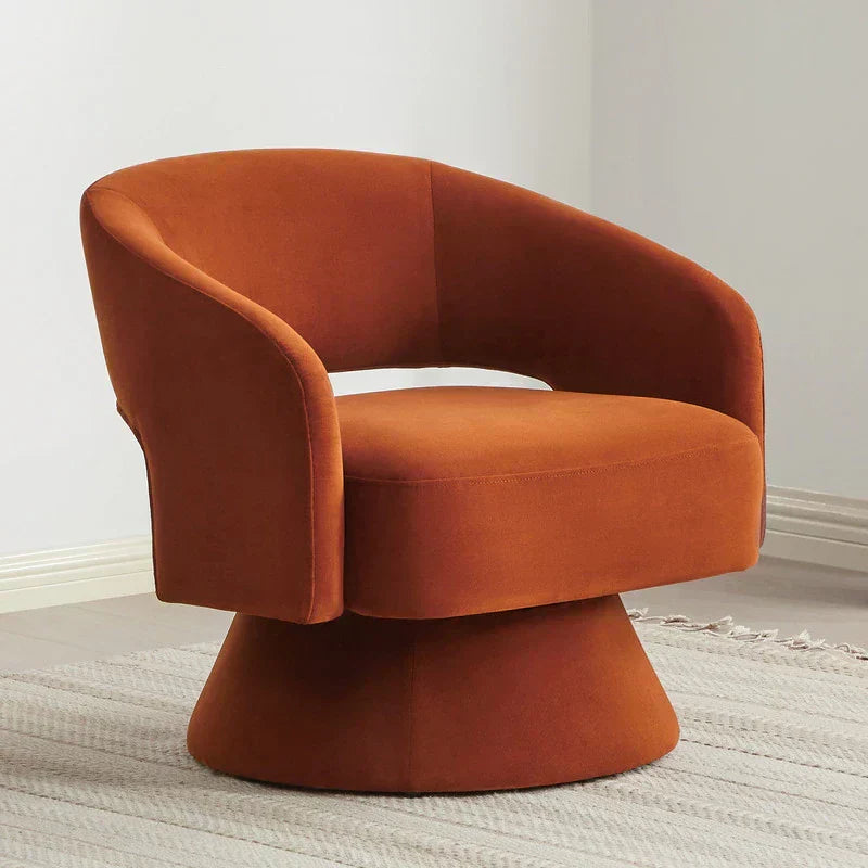 Jamiey Upholstered Accent Sofa Chair - Luxe Maple