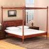 Kello Poster Bed Non Storage In Honey Oak Finish - Luxe Maple
