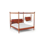 Kello Poster Bed Non Storage In Honey Oak Finish - Luxe Maple
