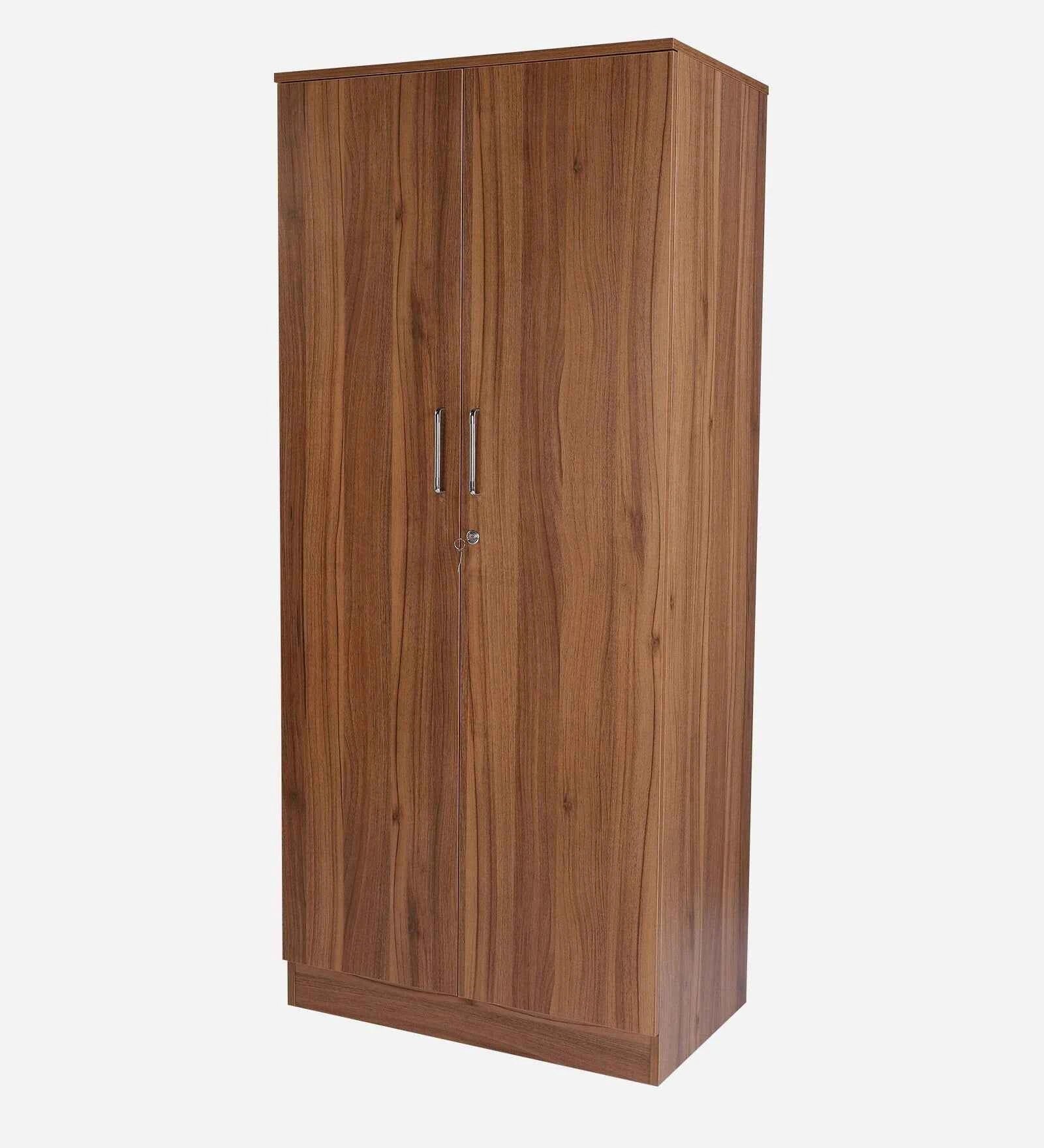 Kelly 2 Door Wardrobe In Walnut - Luxe Maple