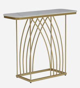 Kisco Console Table In Stainless Steel 304 - Luxe Maple