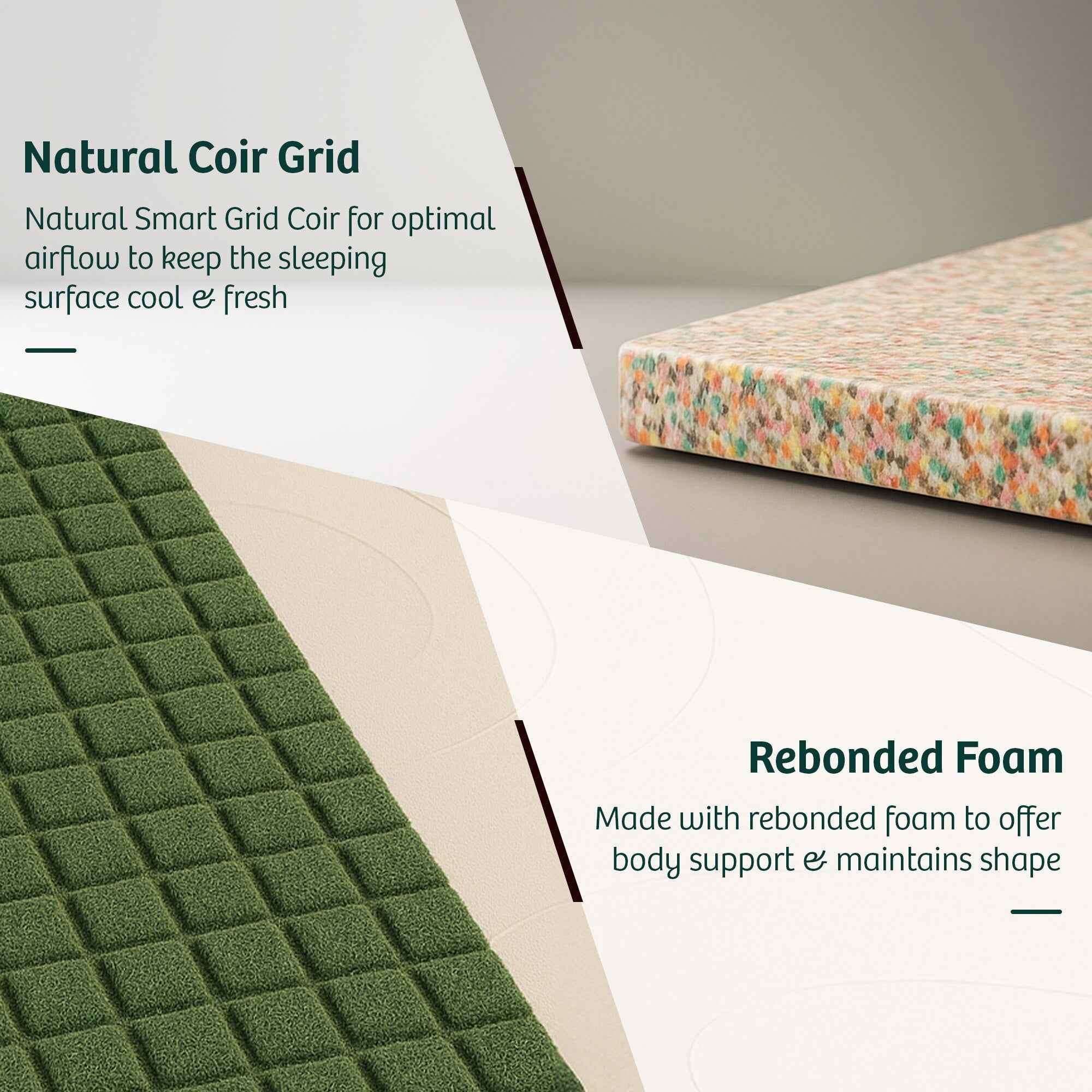 Kurlon Bonded Foam Mattress In 5 Inches - Luxe Maple