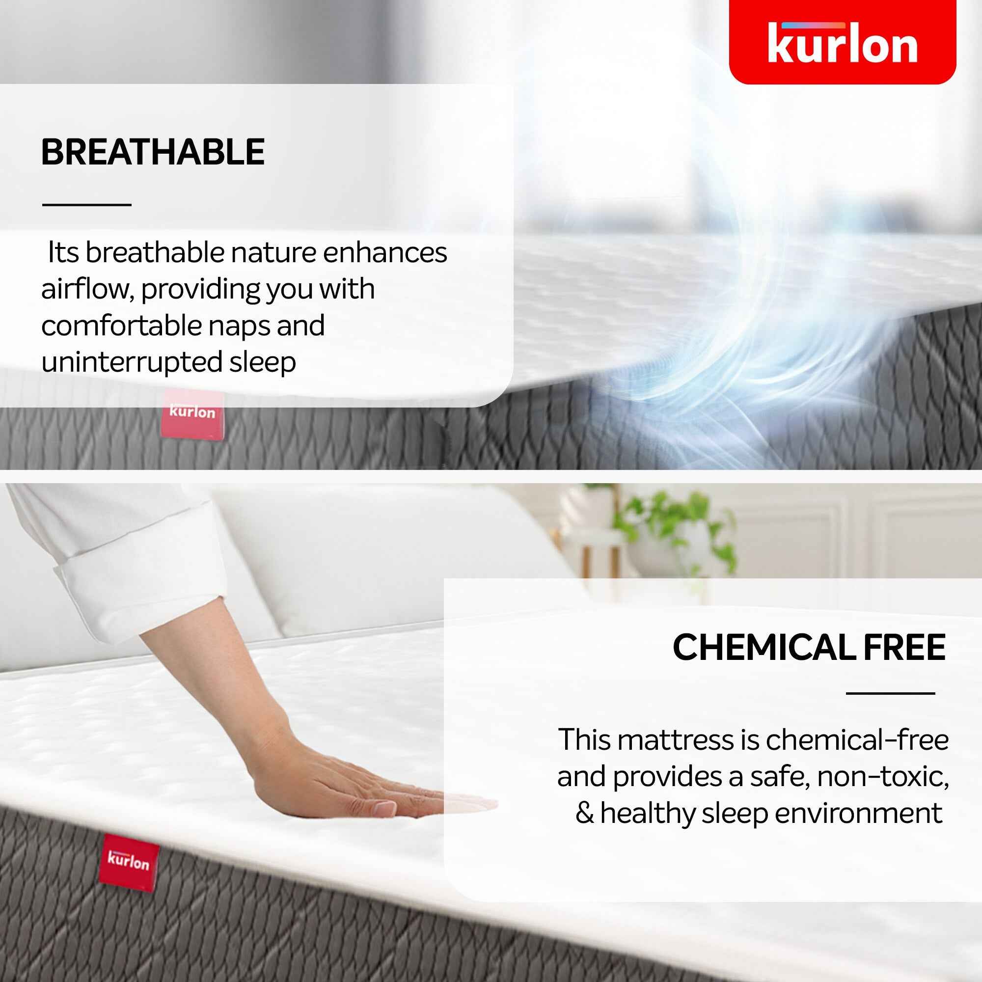 Kurlon Ortho 6 Inches Mattress - Luxe Maple
