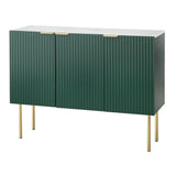 Strips Luxury Chest of Drawer in PU Polish - Luxe Maple