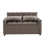 Kelvin Luxury Sofa Cum Bed - Luxe Maple