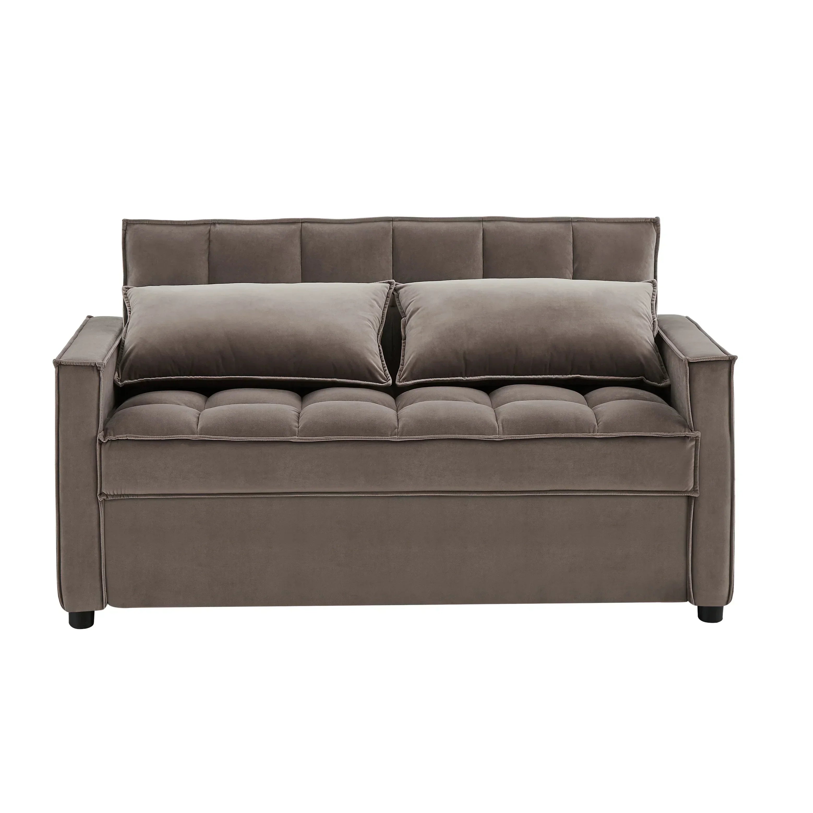 Kelvin Luxury Sofa Cum Bed - Luxe Maple