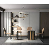Cosco Luxury 4 Seater Dining Table - Luxe Maple