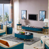 Urban Luxury Tv Unit & Center Table Combo - Luxe Maple