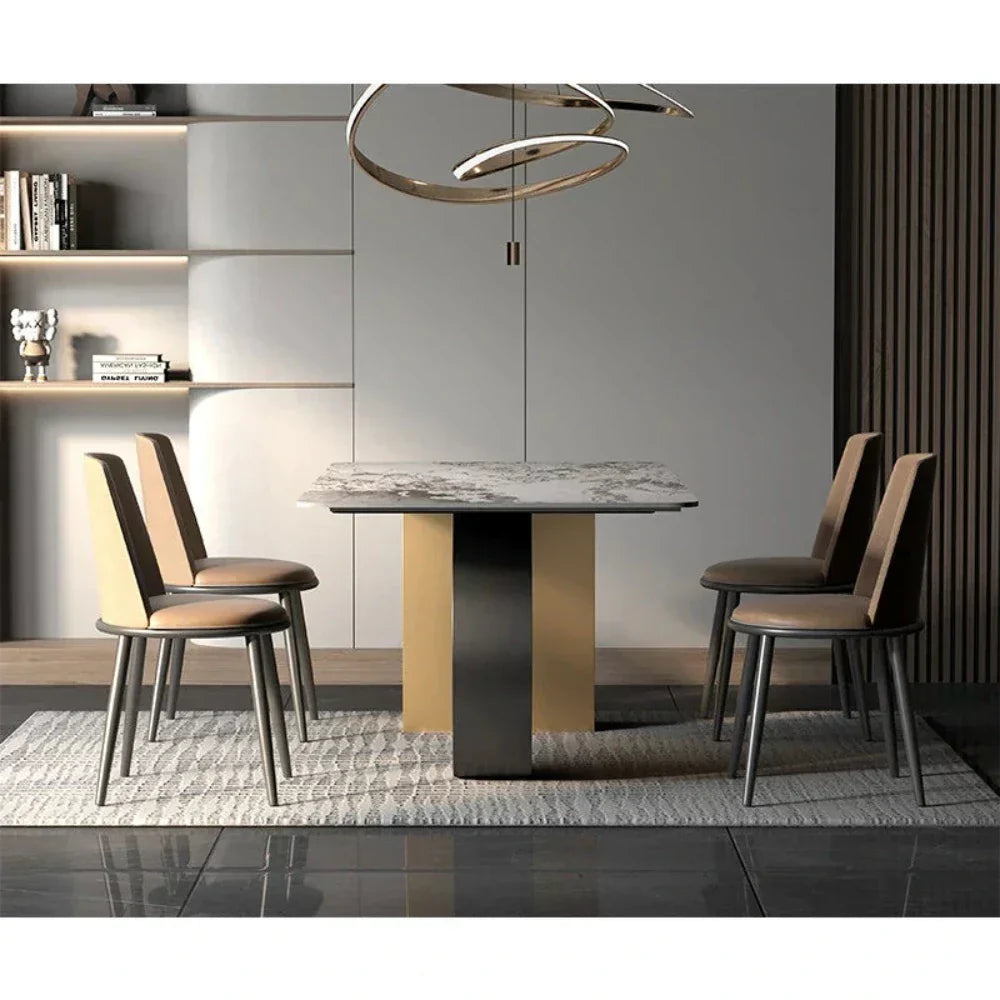 Kelly Luxury 6 Seater Dining Table - Luxe Maple
