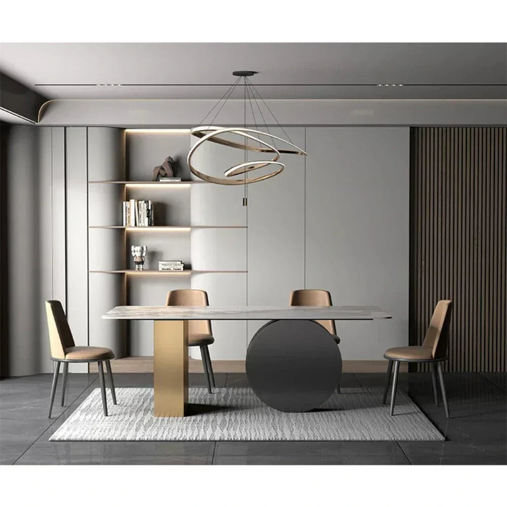 Kelly Luxury 6 Seater Dining Table - Luxe Maple