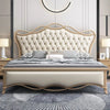 Paris Premium Upholstered Bed in Leatherette | Premium Designer Bed - Luxe Maple