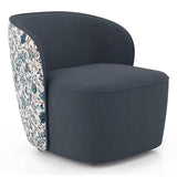 Port Accent Chair in Suede - Luxe Maple